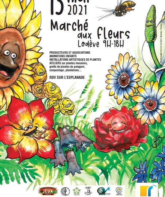 13 mai : Marché aux fleurs de Lodève