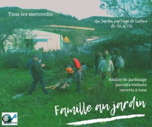 Familles au Jardin @ Jardin des Berges (parking du boulodrome)