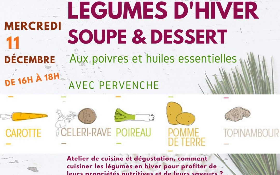 Atelier Cuisinez les légumes d’hiver !