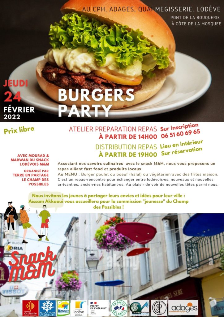 burgers party lodeve