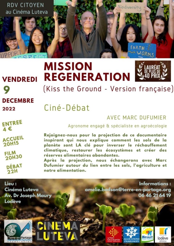 Ciné-Débat Mission Régénération Marc Dufumier VF Lodève 09/12/2022